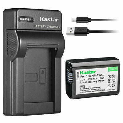 Kastar USB SLIM Charger & 1 Battery for Sony NP-FW50