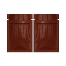 100/200/500 Glossy Brown Mylar Foil Smell Proof Resealable Zip Seal Lock Bags