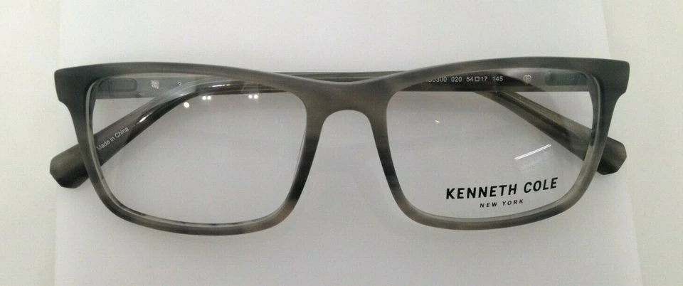 Kenneth Cole New York KC0300 Gris 020 Plástico Marco de Anteojos 54-17-145 Nuevo Foto 4 de 4