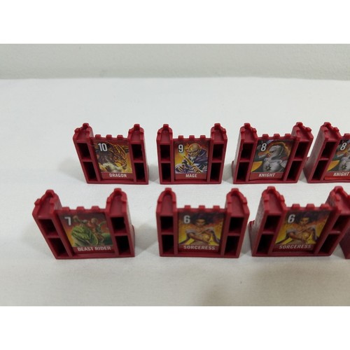 Stratego Red Replacement Game Pieces Set Of 30 Fire & Ice 2008 Parts Army - Picture 3 of 10
