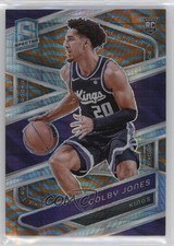 2023-24 Spectra Rookies International Blue & Orange Prizm 18/25 Colby Jones 5y7