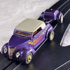 ORIGINAL NU-RORA Ex2-01 Body  '37 RODSTER, Purple/FLAMES, SUPER COOL, HTF Tested