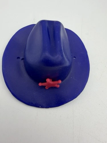 Vintage Barbie Ken Accessory Blue Cowboy Hat w/Red Star