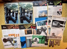 Leica Film Camera  Lens Quarterly Booklets  Leitz Advertising Brochures