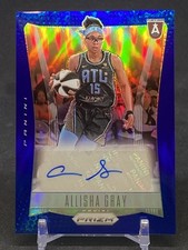 2024 Prizm WNBA #TB-AG Allisha Gray Throwback Signatures Blue /75 Auto