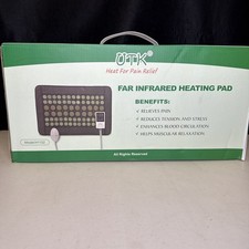 UTK Far Infrared Natural Jade-Tourmaline Heating Pad Mat Pain Relief 16"x 23.5"