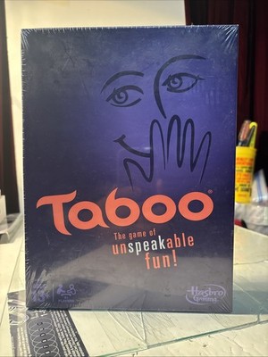 Taboo ~ The Game Of Unspeakable Fun ~ Hasbro Gaming ~ 4+ Players ~ New/Sealed