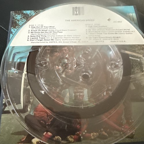The American Breed :  Self -titled Debut  4 Track Reel To Reel Acta 1967 3-3/4 - Picture 4 of 5