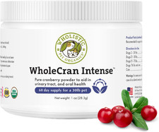 Wholecran Intense: Organic Cranberry Powder for Dogs Urinary Tract Support Kidne