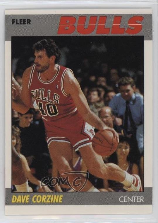 1987-88 Fleer Dave Corzine #22 0d08
