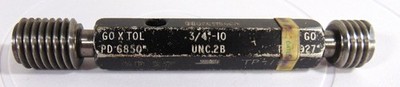 Horstmann 3/4 10 UNC2B Thread Plug Gage GO NOGO Gauge Gage