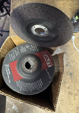United Abrasives SAIT 20063 Type 27 Grinding Wheels 4-1/2x1/4x7/8 A24R 18pc USA