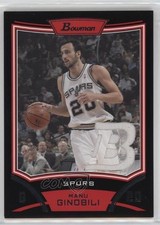 2008-09 Bowman Draft Picks & Stars Bowman Relics Manu Ginobili #BRMG HOF 10k8
