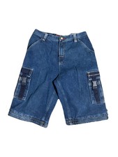 Bugle Boy Y2K Men's Denim Cargo Baggy Size 30 Skater Wide Leg
