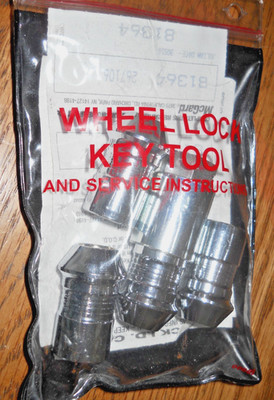 NEW McGard Wheel Locks 81364 Set of 4 with Key M14 x 1.5 Cone Seat Chrome Finish