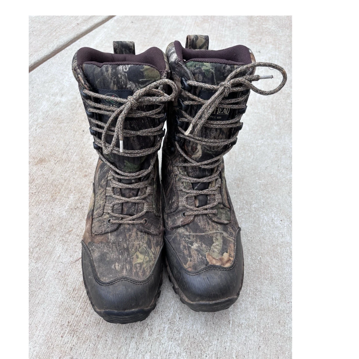 RedHead 800g Thinsulate Ultra Hunting Boots Mens Camo Side Zip Studded Size 12 RedHead Hunting Footwear for Men for sale | eBay main image 2