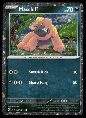 SV02: Paldea Evolved #142/193 Maschiff - Cosmos Holo