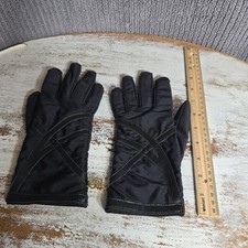 Vintage Black Ladies Gloves Soft and Streching Good Shape