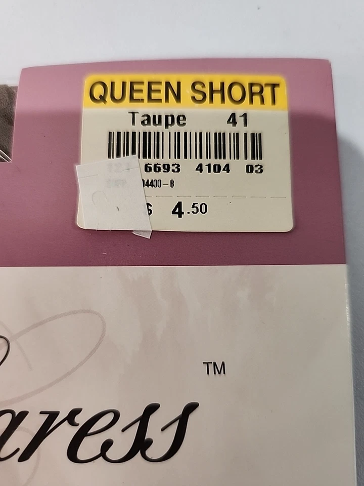 Panty Worthington Sheer Caress Satiny Control Panty Pantihose Queen Short Taupe Foto 3 de 4