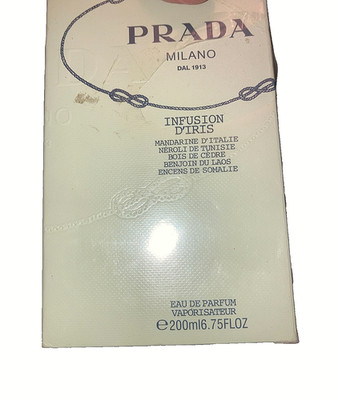 PRADA MILANO INFUSION D'IRIS 6.75oz/200 ml Eau de Toilette Box Cellophane Sealed