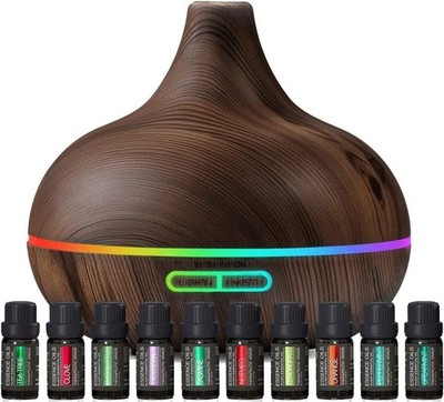 Difusor De Aromas Para Casa El Hogar Aceites Esenciales Aromaterapia Electrico