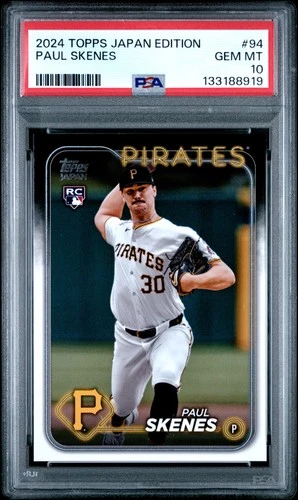 2024 Topps Japan Edition #94 Paul Skenes PSA 10