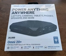 NEW Omnicharge Omni 20+ 20,000 Mah Portable Power Bank Sealed