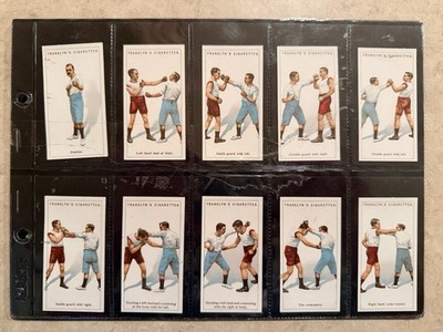 1924 Franklyn, Davey & Co. Boxing Card Set (Complete) Very Good - Near Mint