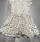 Kate Spade Leopard Dot Romper Banded Waist Front Pockets Women’s Size 0 — photo 4