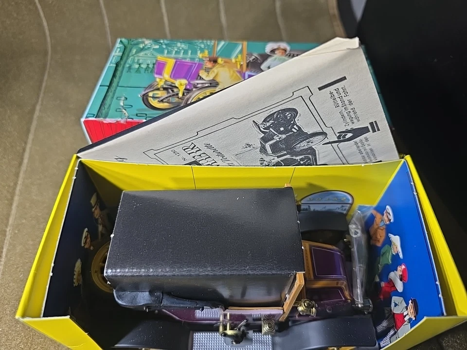 Винтажный Schuco Oldtimer Renault 6 EV/1911 игрушечный автомобиль Германия новый в коробке - Изображение 4 из 4