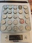 Silver Quarters (Lot Of 25) Circulated, Pre 1964 (1/16)
