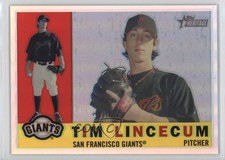2009 Topps Heritage Chrome Refractor /560 Tim Lincecum #C87 0j53