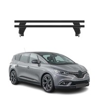 Menabo DachträGer FüR Renault Grand Scenic Mk4 2016-2022 50Kg Alu Schwarz 2X
