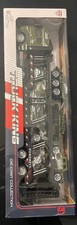 Military Transport Truck King Die Cast Toy Car Carrier With Tank & Vehicles