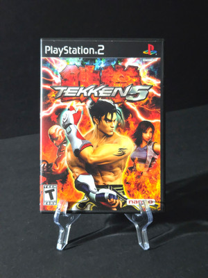 Tekken 5 PS2 PlayStation 2 CIB Black Label Complete w/Manual Excellent Condition