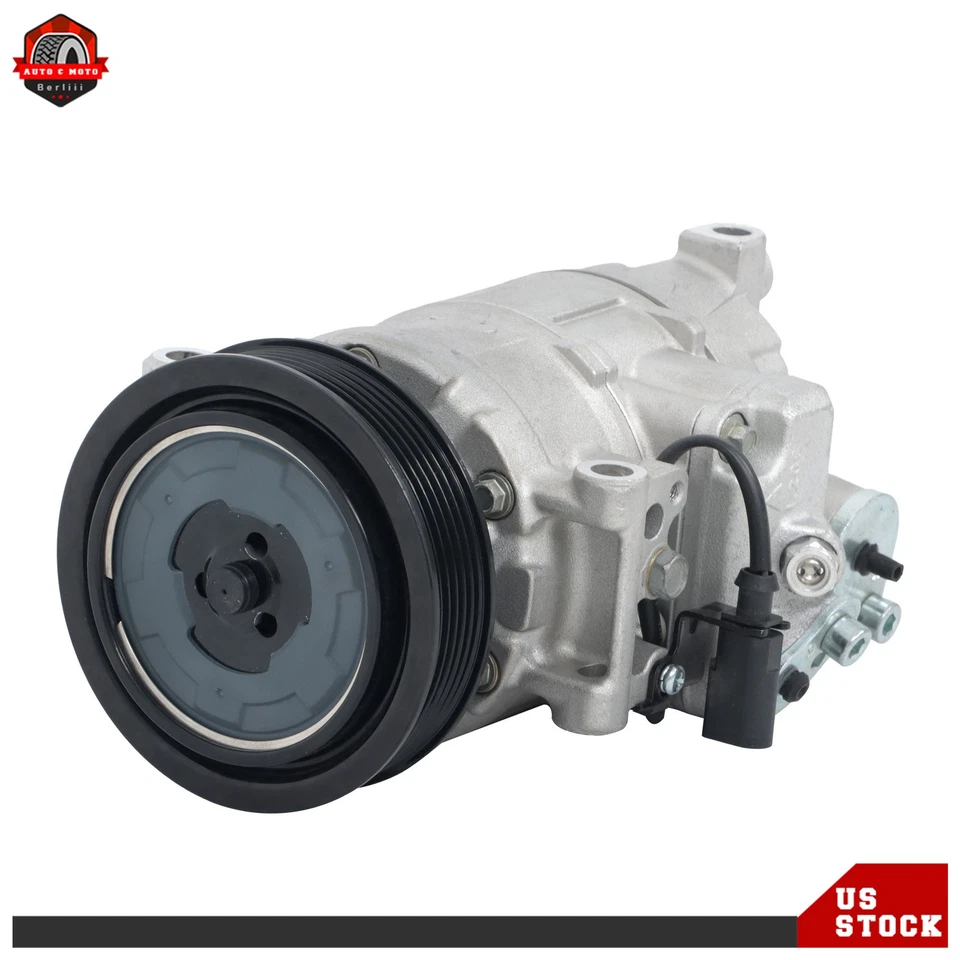 Compresor de aire acondicionado para Audi A6 2006-2011 Q5 2009-2012 A6 Quattro S4 S5 V6 3,0 L 3,2 L Foto 3 de 4