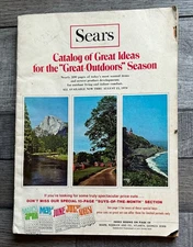 Vtg 1970 SEARS Catalog Summer Fashion Home Decor Advertising Unique Gift