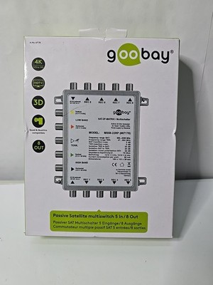 GOOBAY Multischalter 67178, 5/8, passiv Multiswitch sat