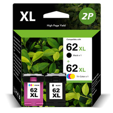 62XL Ink Cartridges Combo For HP Ink 62 XL Envy 7645 7640 5540 5640 5660 Printer