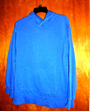 Wonder Nation Boys Blue French Terry Pullover Hoodie Kangaroo Pocket XL 14-16 