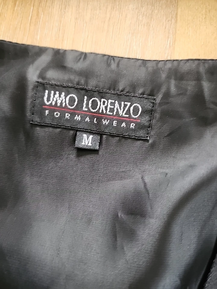 Colete Umo Lorenzo Masculino Médio Preto Formal Wear Casamento Formal - Imagem 2 de 4