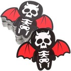  100 Pcs Halloween Garden Decorations Bat Wall Hanging Happy Tags