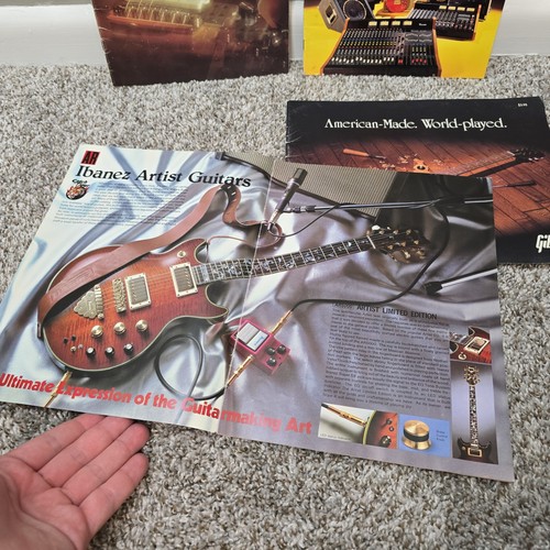 Vintage Catalog Lot – Carvin, Gibson, Ibanez, Music Man 1980s 1990s Music - Picture 6 of 9