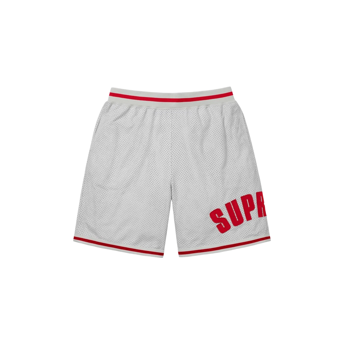 Short Supreme Ultrasuede Mesh Gris   24SS