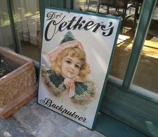 Retro Blechschild Dr. Oetker