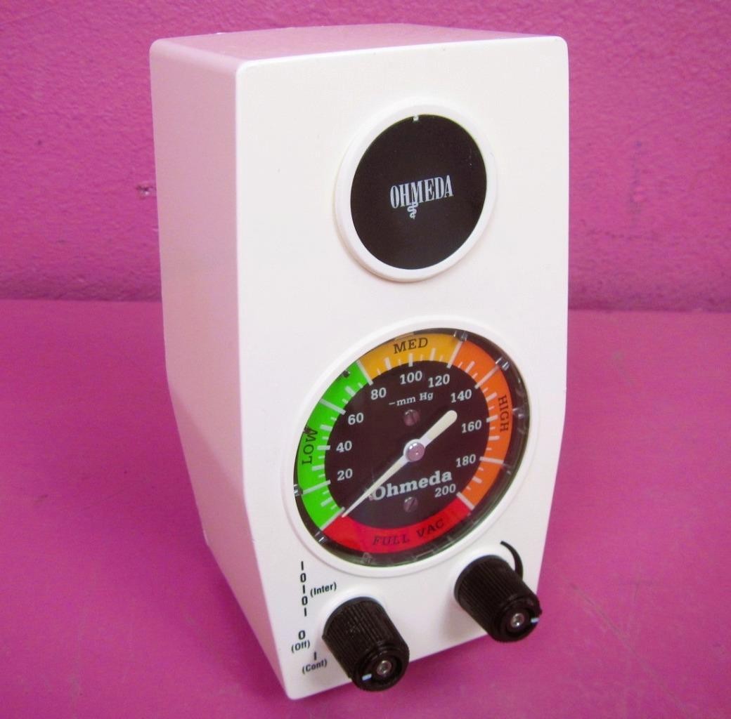 Ohio Ohmeda 1251 Intermittent & Continuous Suction Vacuum Regulator 0 - 200 mmHg