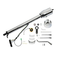 Chrome 30 Gm Universal Tilt Automatic Steering Column Adapter 9 Bolt No Key