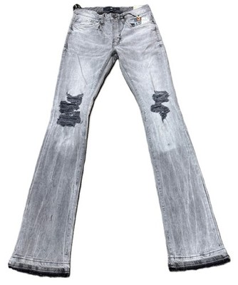 JORDAN CRAIG MENS STACKED JEANS SMOKED GREY COLOR STREETWARE STYLE(JTF2294)