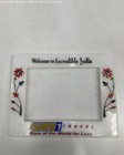 White Marble Welcome to India Photo Frame — photo 3