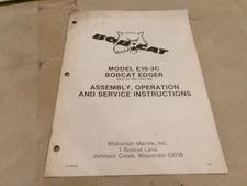RANSOMES BOB-CAT MODEL E10-3C ASSEMBLY, OPERATION & SERVICE INSTRUCTIONS 28009A
